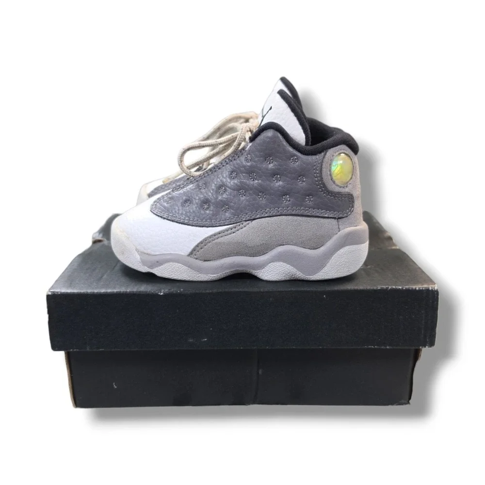 Nike Air Jordan 13 Retro TD Atmosphere Grey Toddler Size 6C 414581-016